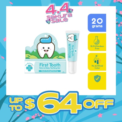 TINYBUDS - Remedies First Tooth – Natural Teething Gel for Babies 20g