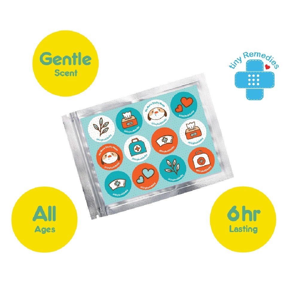 Stuffy Nose Stick Ons – Natural Gentle Patch 12s