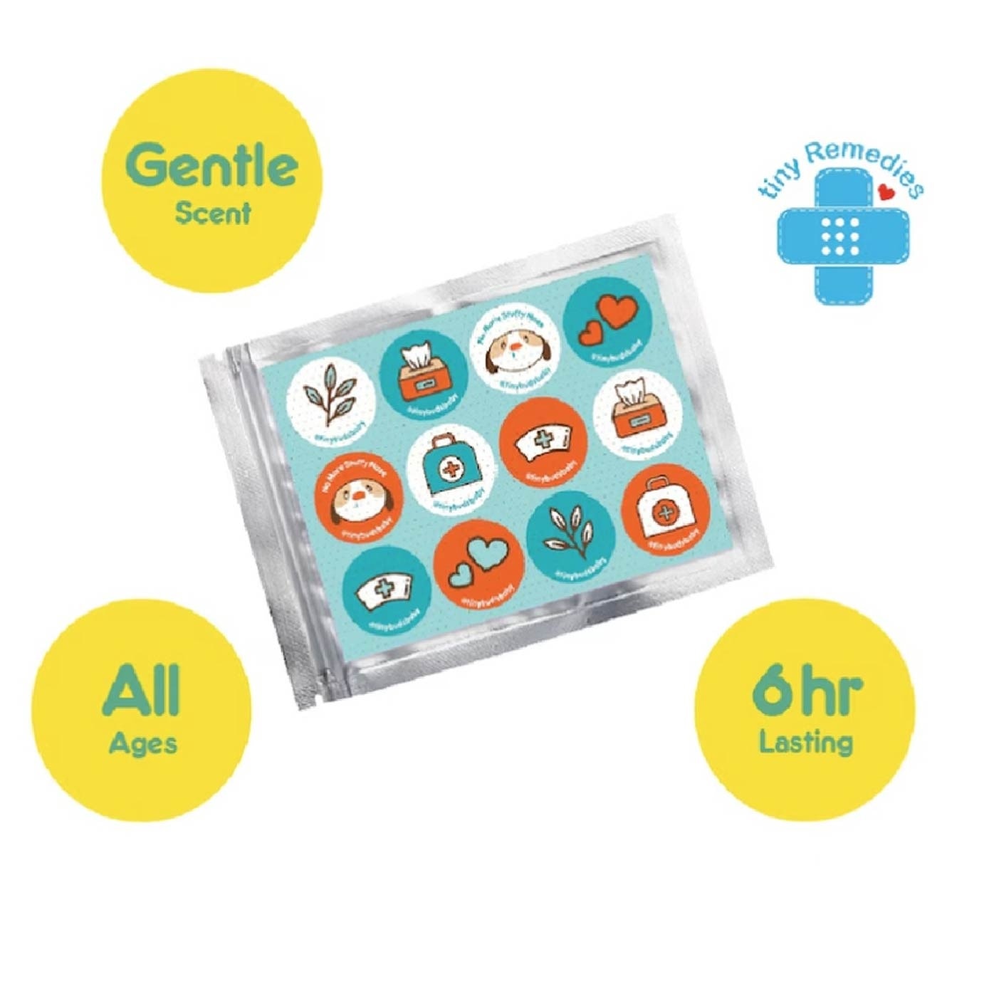 Stuffy Nose Stick Ons – Natural Gentle Patch 12s image