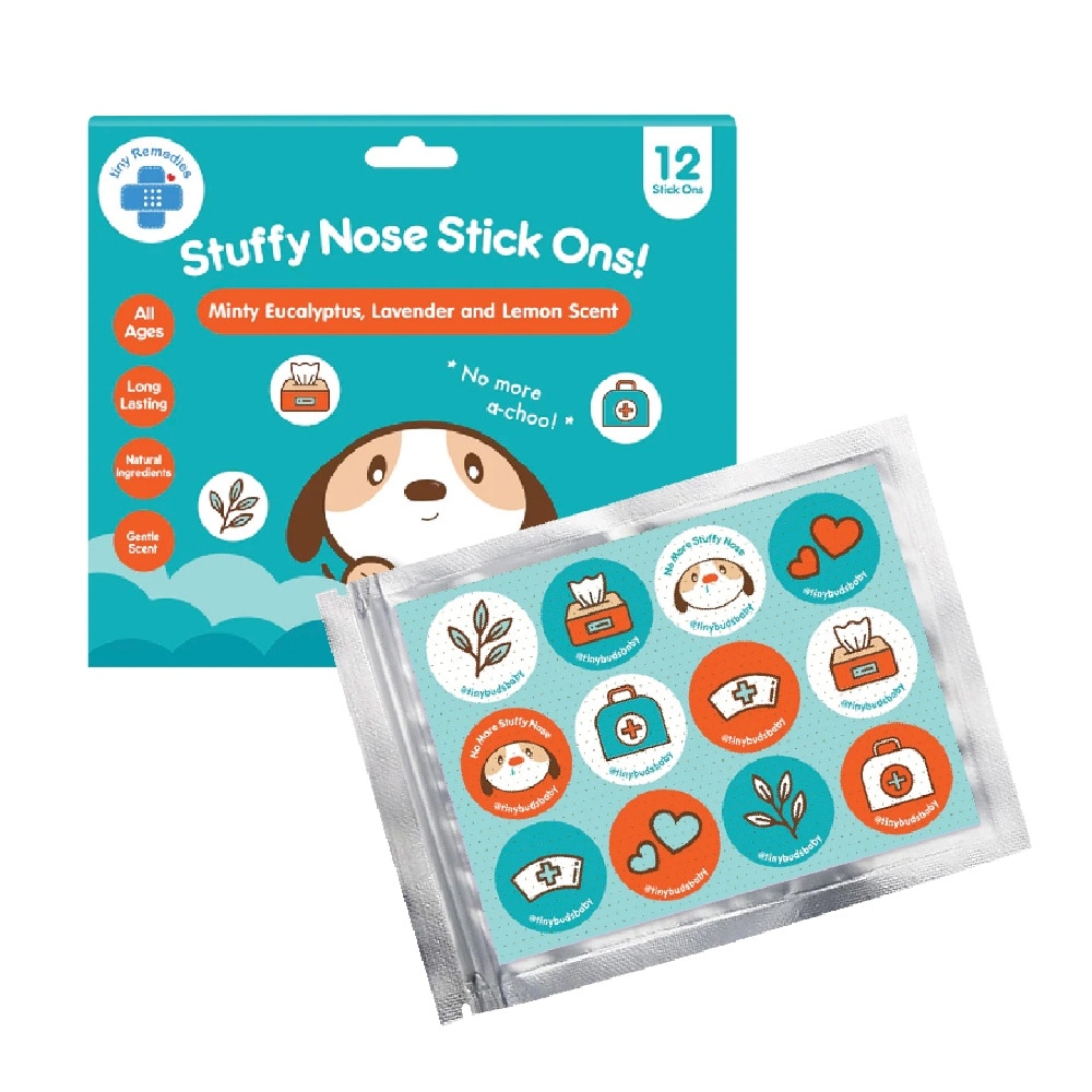 Stuffy Nose Stick Ons – Natural Gentle Patch 12s