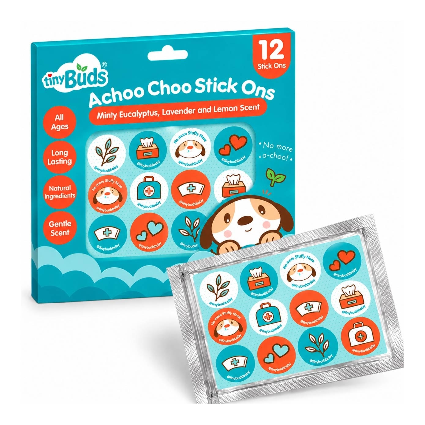 Stuffy Nose Stick Ons – Natural Gentle Patch 12s image