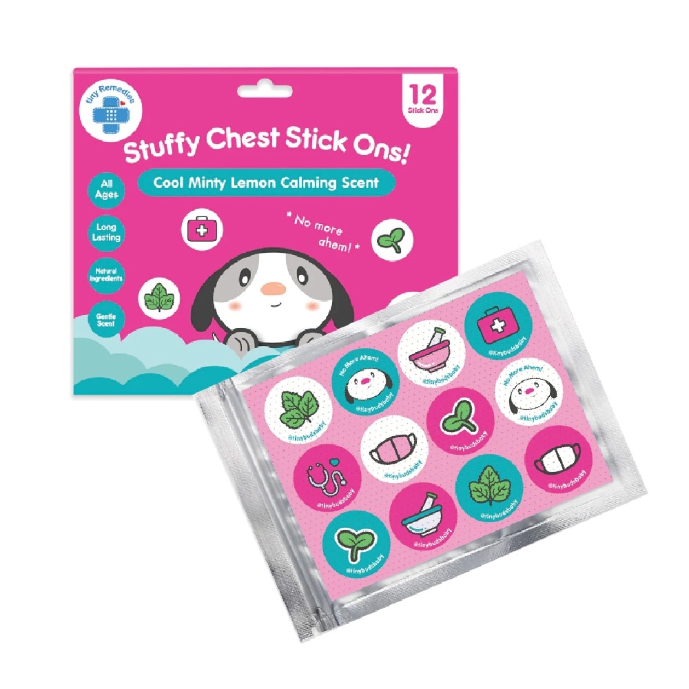 Stuffy Chest Stick Ons – Natural Vapor Patch 12s