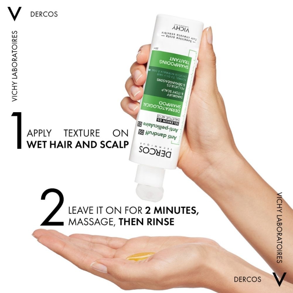 Dercos Anti-Dandruff Shampoo For Normal To Oily Hair 200ml