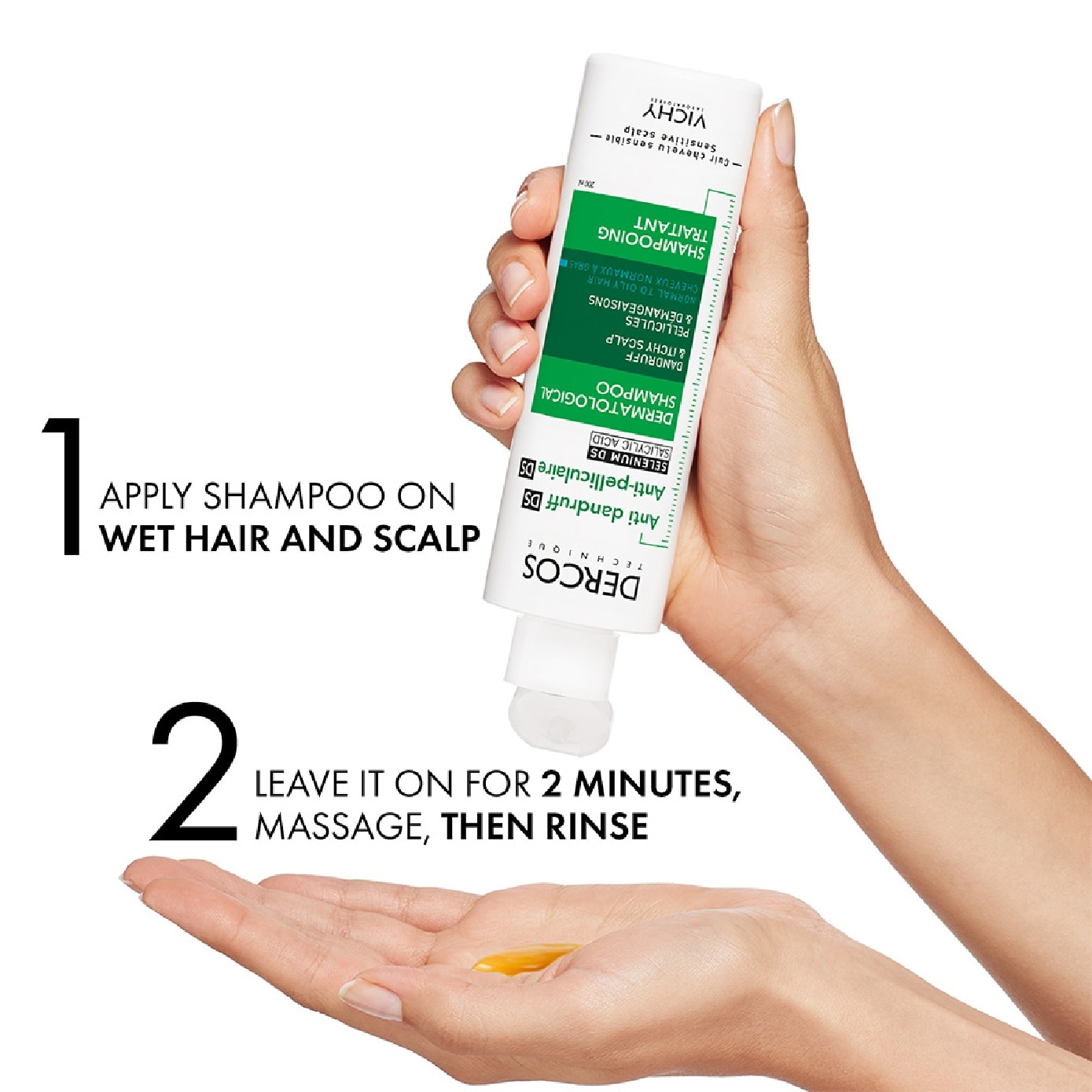 Dercos Anti-Dandruff Shampoo For Normal To Oily Hair 200ml