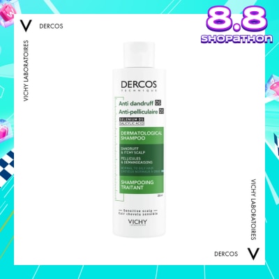 VICHY Dercos Anti-Dandruff Shampoo For Normal To Oily Hair 200ml