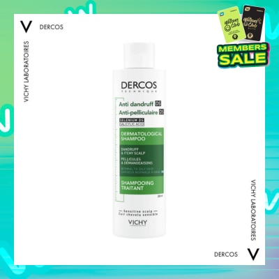 VICHY Dercos Anti-Dandruff Shampoo For Normal To Oily Hair 200ml