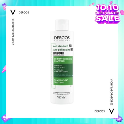 VICHY Dercos Anti-Dandruff Shampoo For Normal To Oily Hair 200ml
