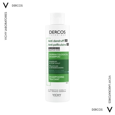 VICHY - Dercos Anti-Dandruff Shampoo For Normal To Oily Hair 200ml