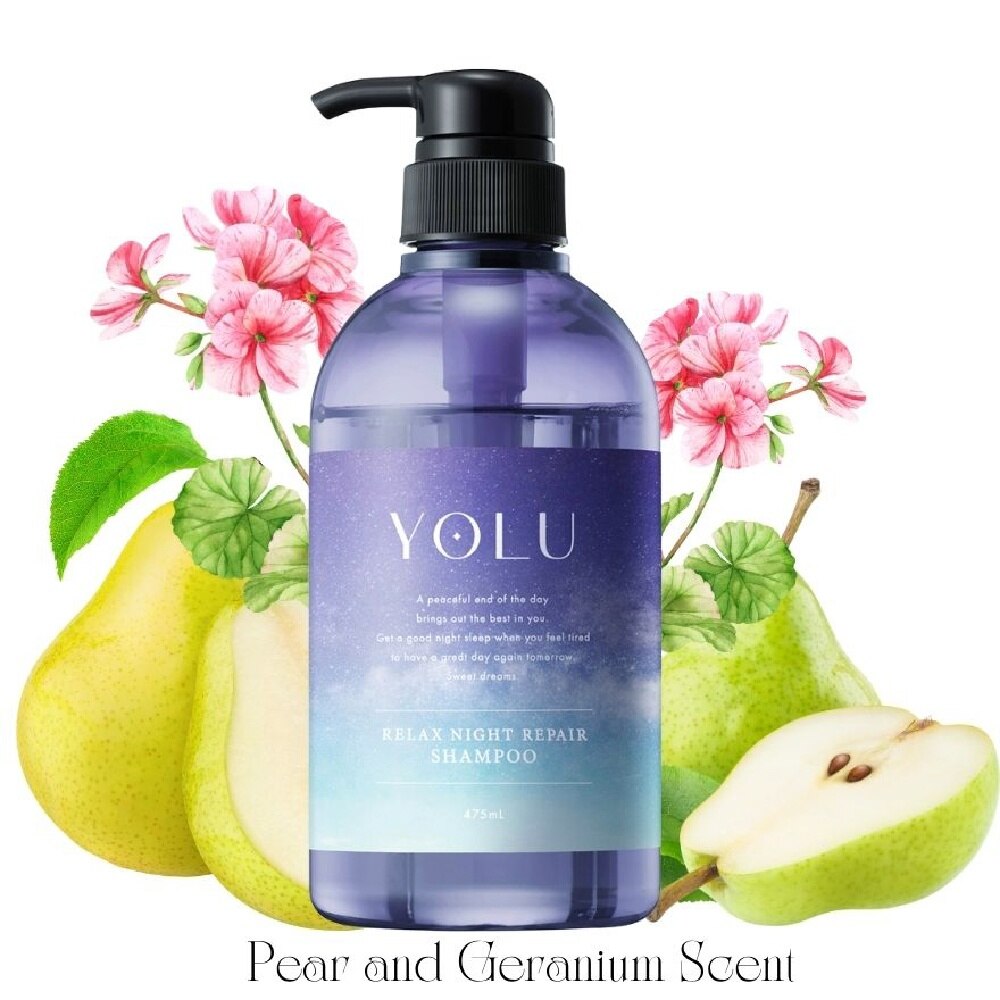 YOLU Night Beauty Shampoo Refill 400 Ml – Nachtpflege Für Haare, Relax Night Repair