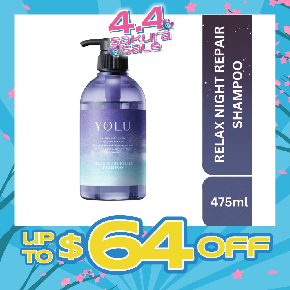 YOLU Relax Night Repair Shampoo 475ml