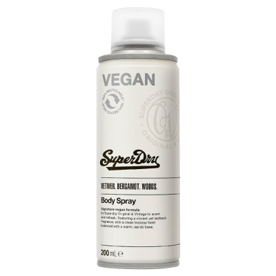 SUPERDRY Body Spray Hawaii (Laid-Back And Clean, Tropical And Sandy Suede Scent) 200ml