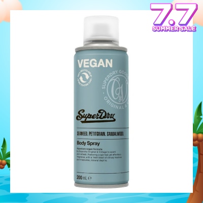 SUPERDRY Superdry Pacific Men's Body Spray 200ml (With spirited and fresh, citrus marine and mineral scent)