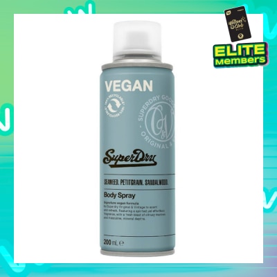 SUPERDRY Superdry Pacific Men's Body Spray 200ml (With spirited and fresh, citrus marine and mineral scent)