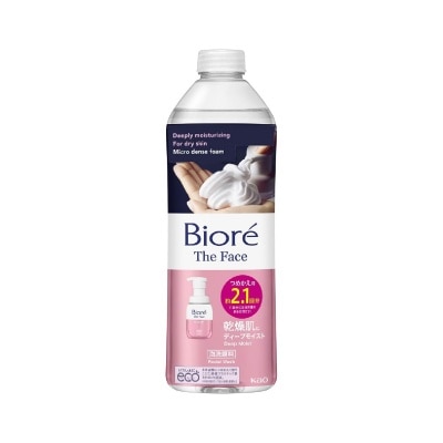 BIORE The Face Instant Foaming Facial Wash Deep Moist Refill 340ml