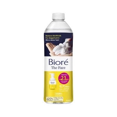 BIORE The Face Instant Foaming Facial Wash Smooth Clear Refill 340ml