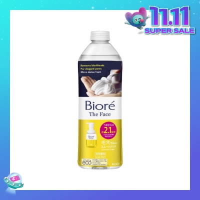 BIORE The Face Instant Foaming Facial Wash Smooth Clear Refill 340ml