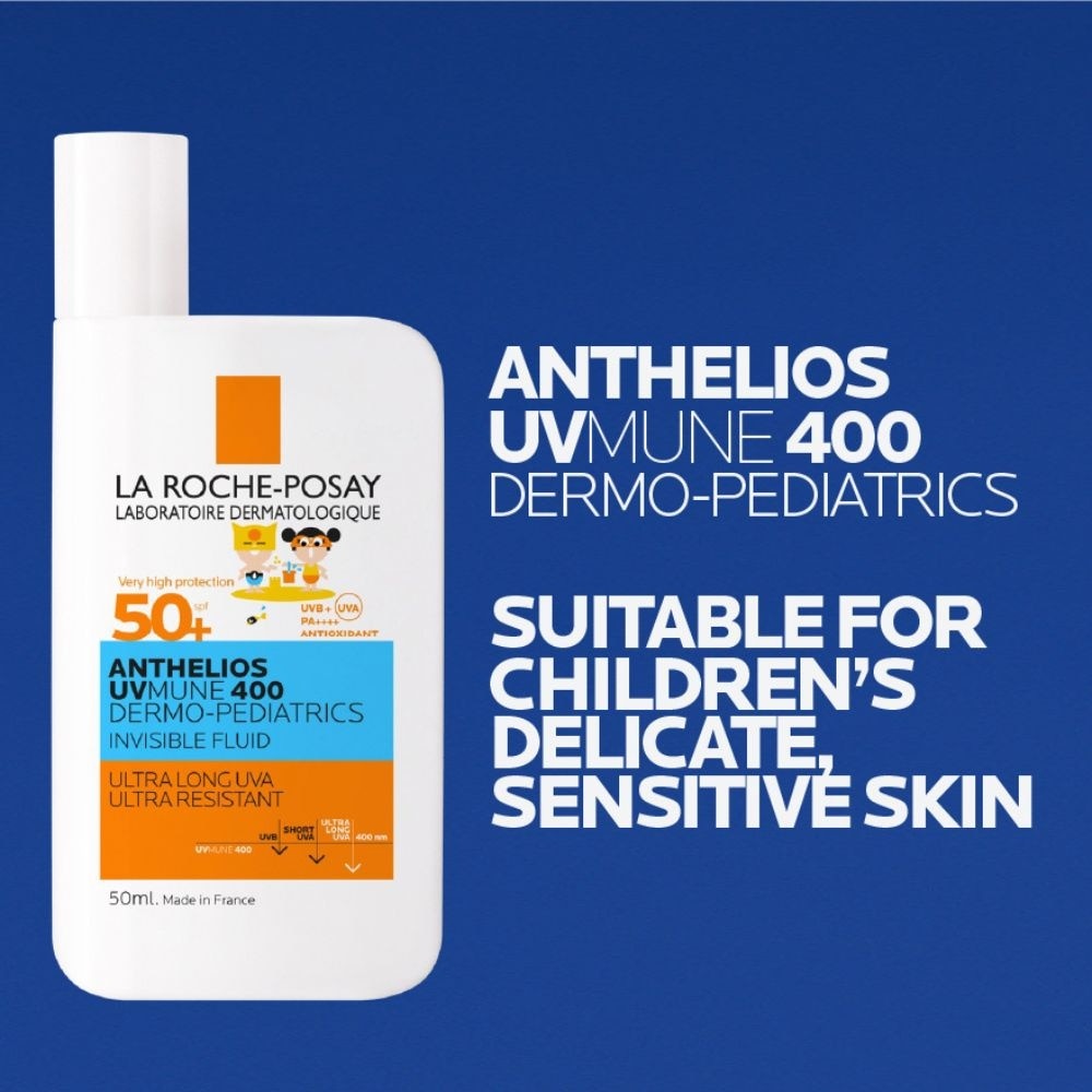 Anthelios UVMUNE 400 Dermo-Pediatrics Invisible Fluid SPF50+ PA++++ 50ml