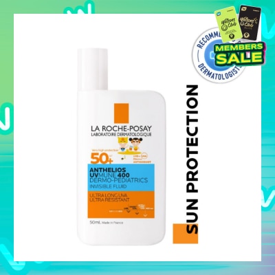 LA ROCHE-POSAY Anthelios UVMUNE 400 Dermo-Pediatrics Invisible Fluid SPF50+ PA++++ 50ml