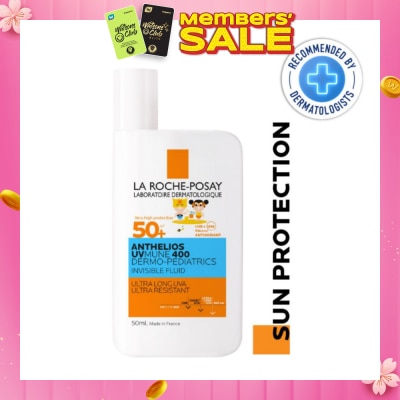 LA ROCHE-POSAY Anthelios UVMUNE 400 Dermo-Pediatrics Invisible Fluid SPF50+ PA++++ 50ml