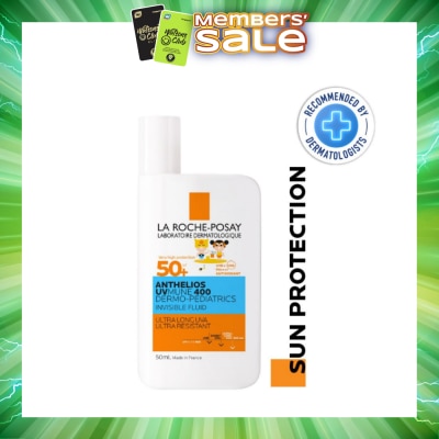 LA ROCHE-POSAY - Anthelios UVMUNE 400 Dermo-Pediatrics Invisible Fluid SPF50+ PA++++ 50ml
