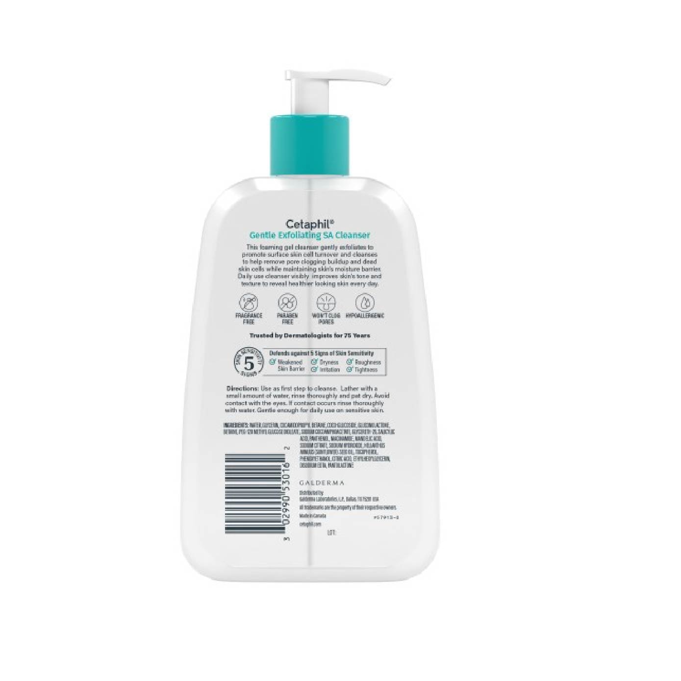 Gentle Exfoliating SA Foaming Gel Cleanser Daily Use 236ml