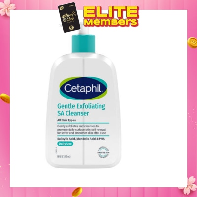 CETAPHIL Gentle Exfoliating SA Foaming Gel Cleanser Daily Use 473ml
