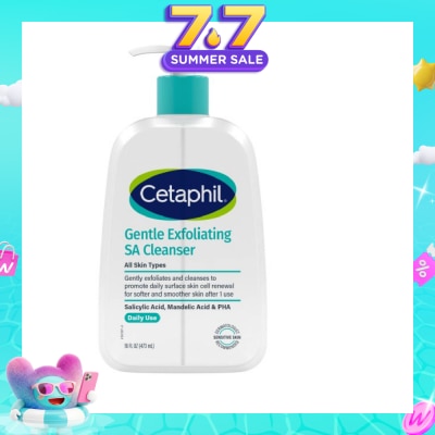 CETAPHIL - Gentle Exfoliating SA Foaming Gel Cleanser Daily Use 473ml