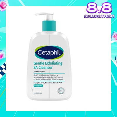 CETAPHIL Gentle Exfoliating SA Foaming Gel Cleanser Daily Use 473ml