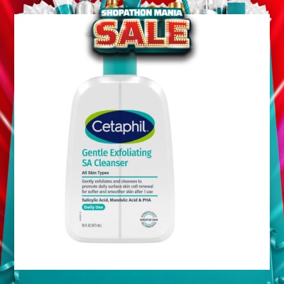 CETAPHIL - Gentle Exfoliating SA Foaming Gel Cleanser Daily Use 473ml