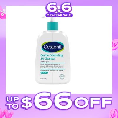 CETAPHIL - Gentle Exfoliating SA Foaming Gel Cleanser Daily Use 473ml