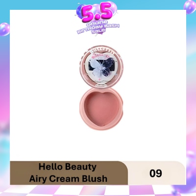 FLORTTE - Hello Beauty Airy Cream Blush 09 6g