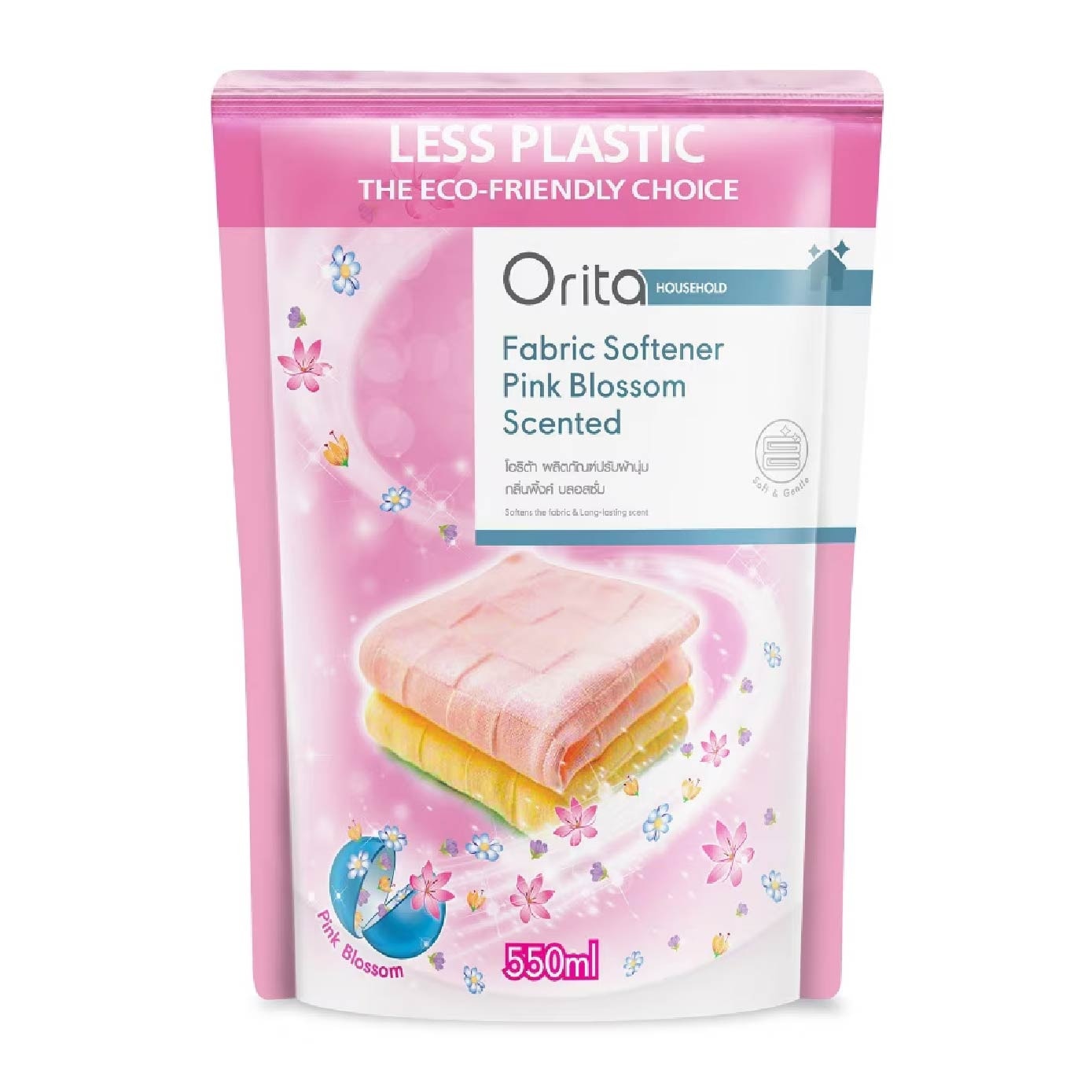 Fabric Softener Pink Blossom Scented 550ml x 24s (Per Carton)