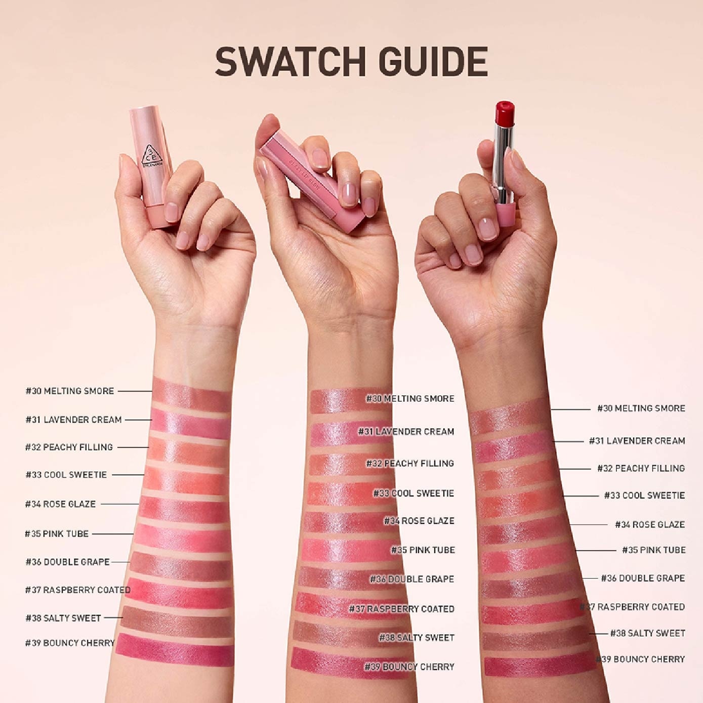 3CE Glazy Lip Glow Melting Smore 30 25ml | Lips | Watsons Singapore