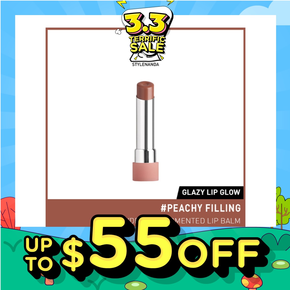 3CE Glazy Lip Glow Peachy Filling 32 25ml