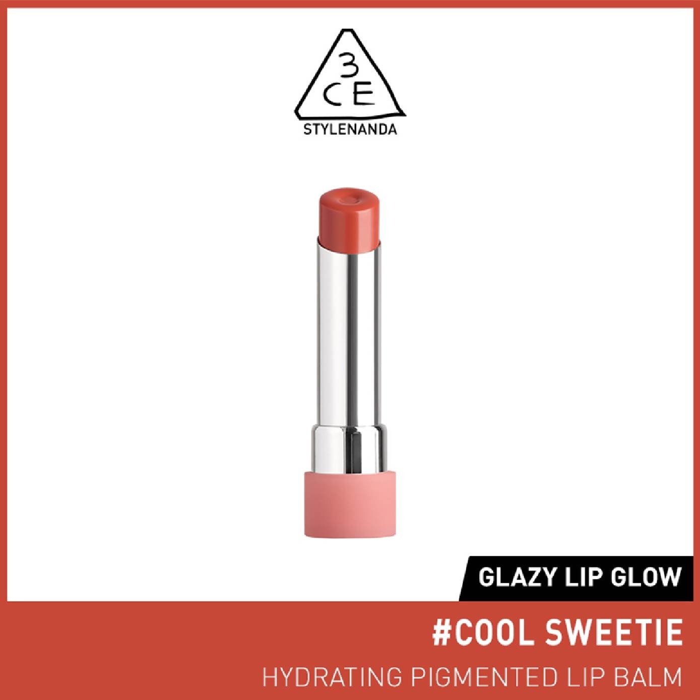 3CE Glazy Lip Glow Cool Sweetie 33 25ml