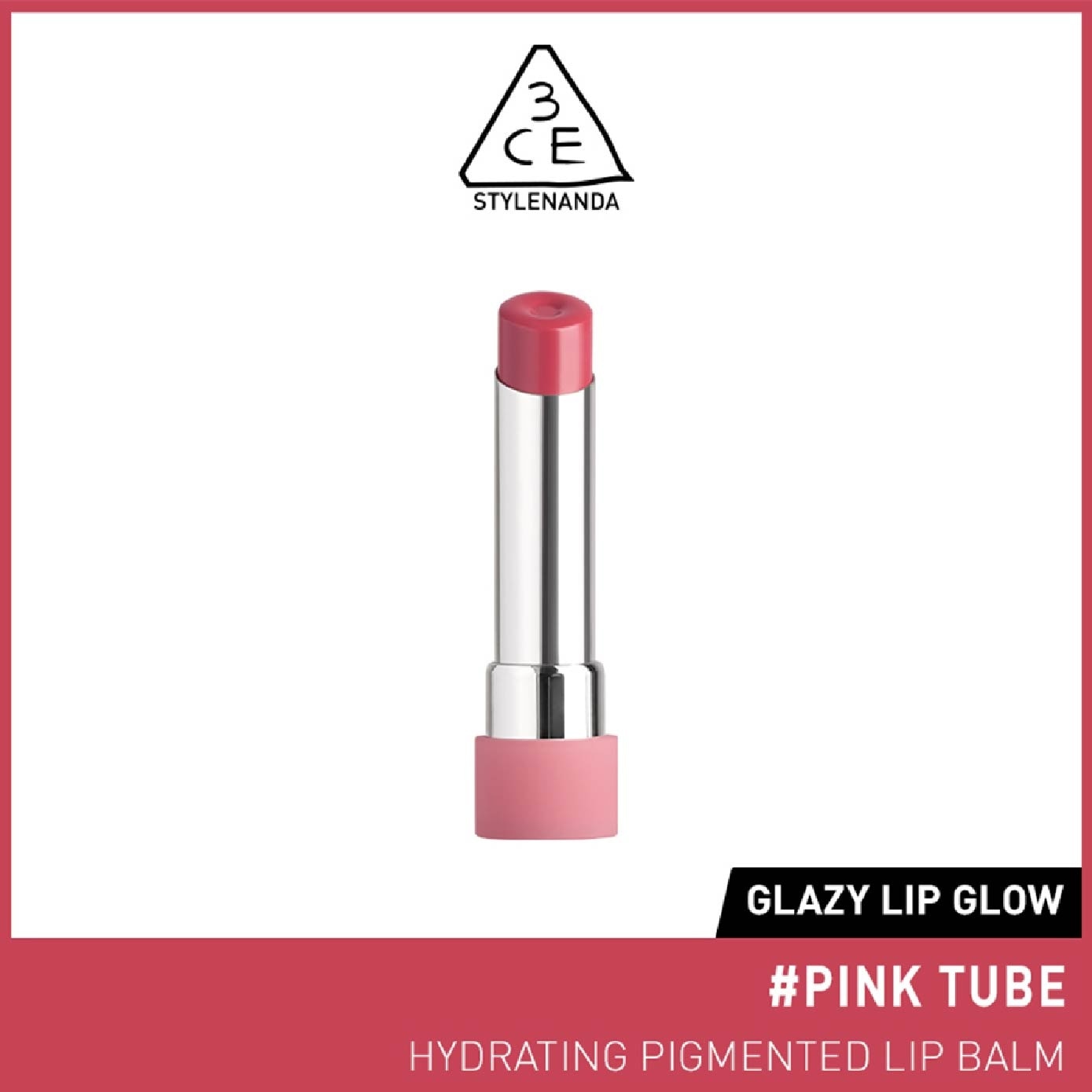 Glazy Lip Glow Pink Tube 35 25ml