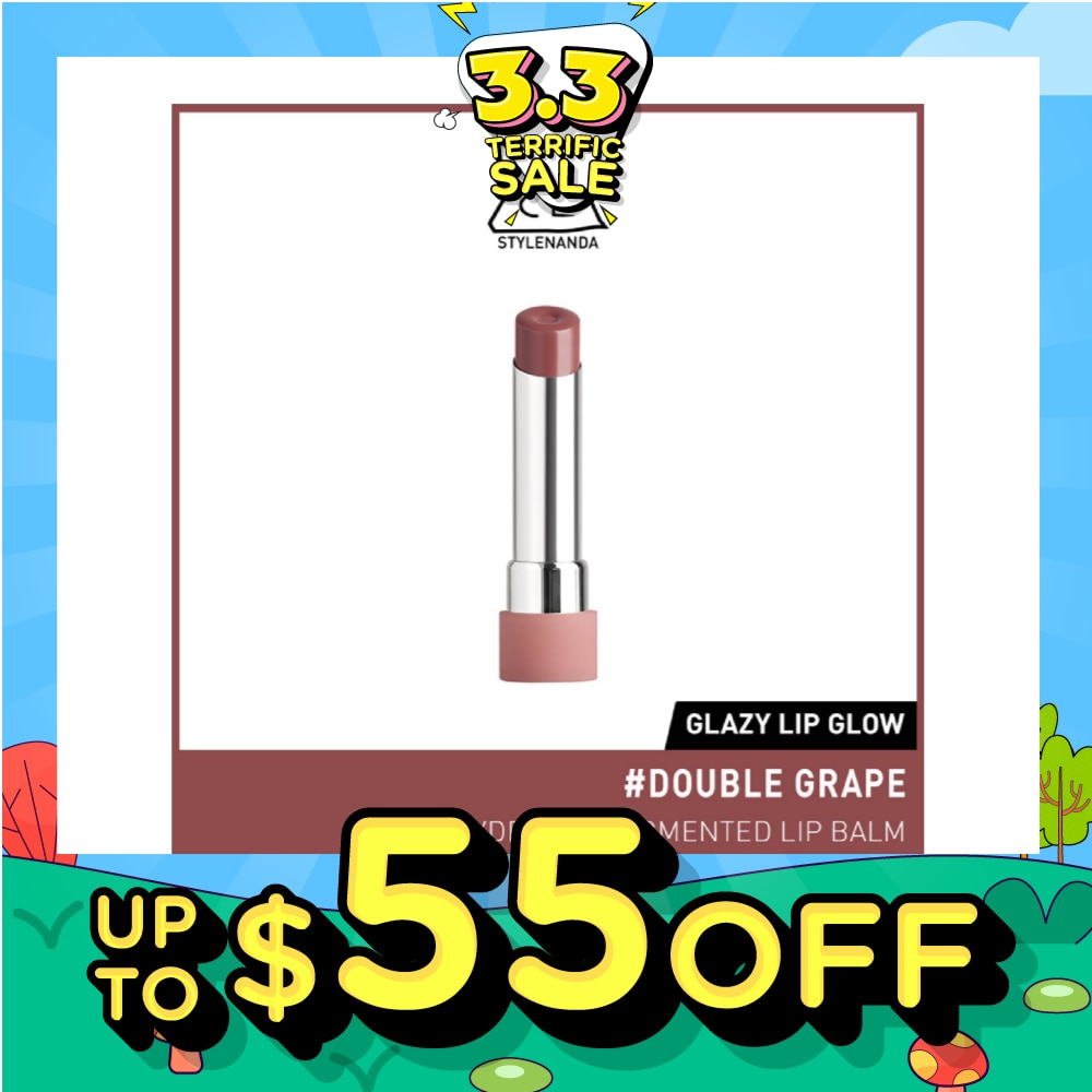 3CE Glazy Lip Glow Double Grape 36 25ml