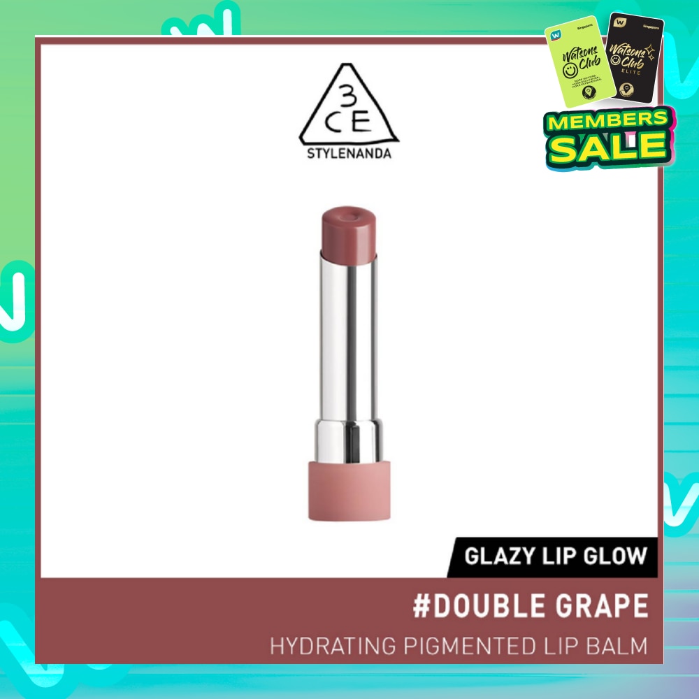 3CE Glazy Lip Glow Double Grape 36 25ml