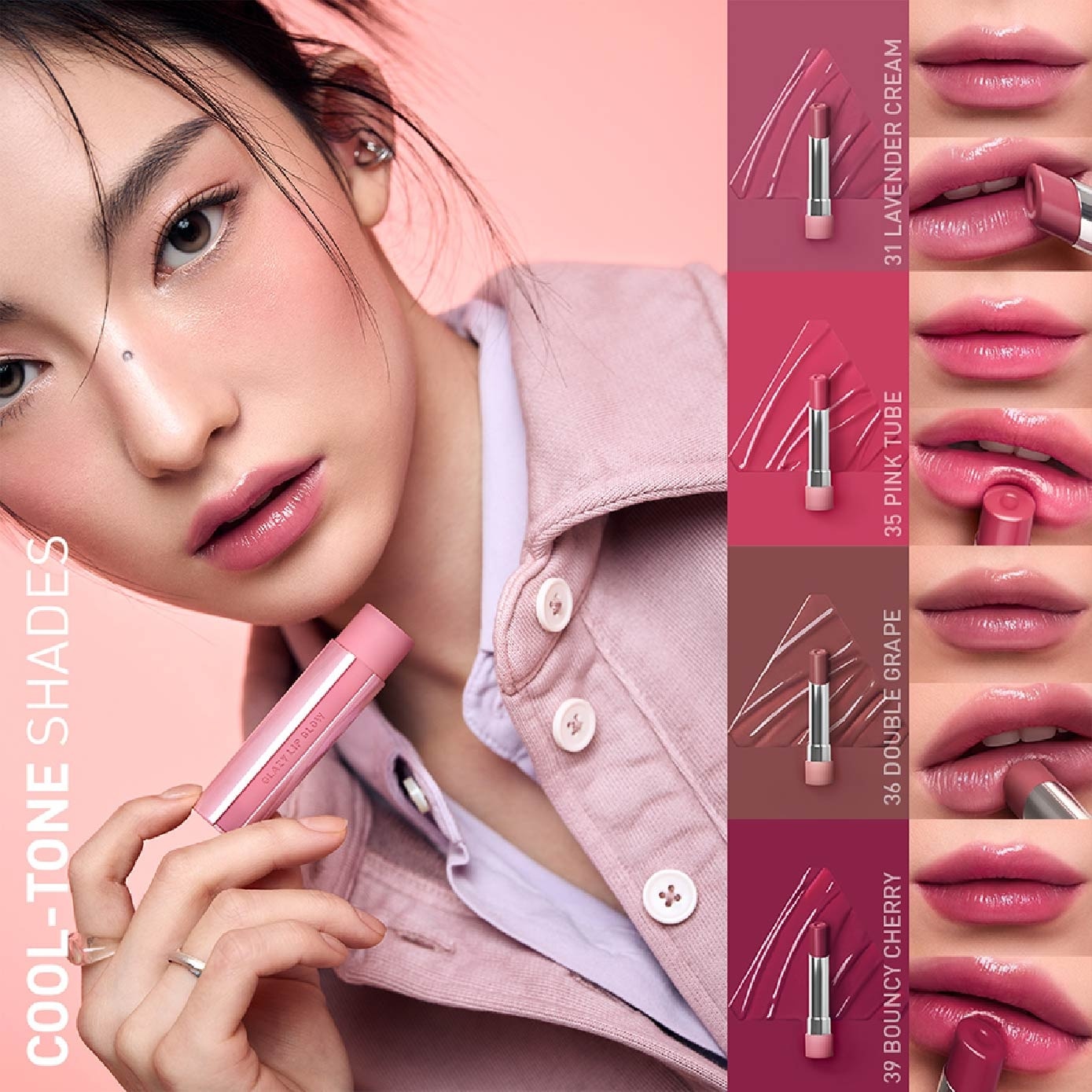Glazy Lip Glow Bouncy Cherry 39 25ml