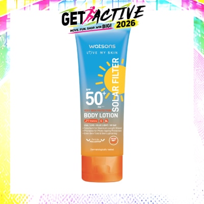 WATSONS - Love My Skin Solar Filter Very High Protection Body Lotion Sunscreen SPF50+ PA++++ 100ml image