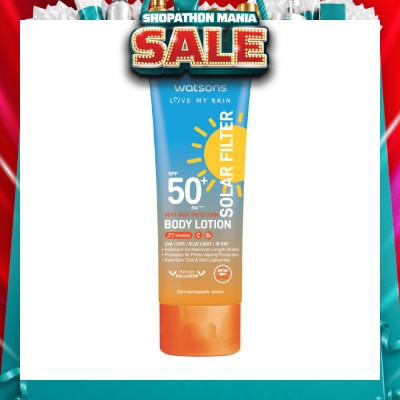 WATSONS - Love My Skin Solar Filter Very High Protection Body Lotion Sunscreen SPF50+ PA++++ 100ml