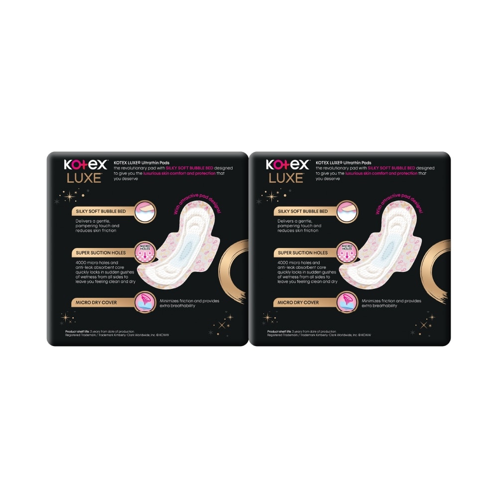 Luxe Ultra Thin Wing 28cm Twin Pack 14s x 2