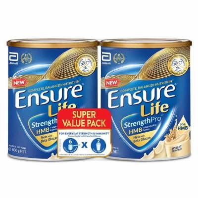 ENSURE Life Stregnth Pro Adult Nutrition Drink Powder Wheat 800g x 2s