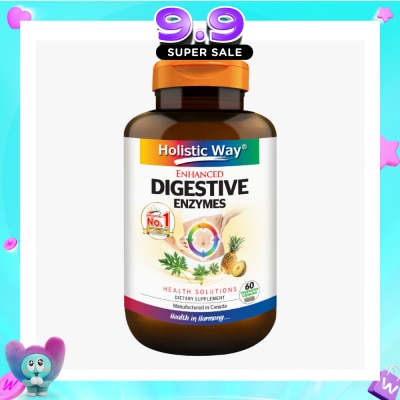 HOLISTIC WAY - Enhanced Digestive Enzymes 60s image