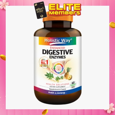 HOLISTIC WAY Enhanced Digestive Enzymes 60s