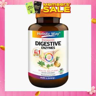 HOLISTIC WAY Enhanced Digestive Enzymes 60s