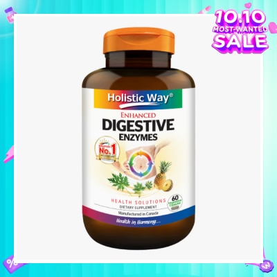 HOLISTIC WAY Enhanced Digestive Enzymes 60s