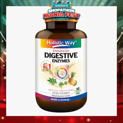 HOLISTIC WAY - Enhanced Digestive Enzymes 60s