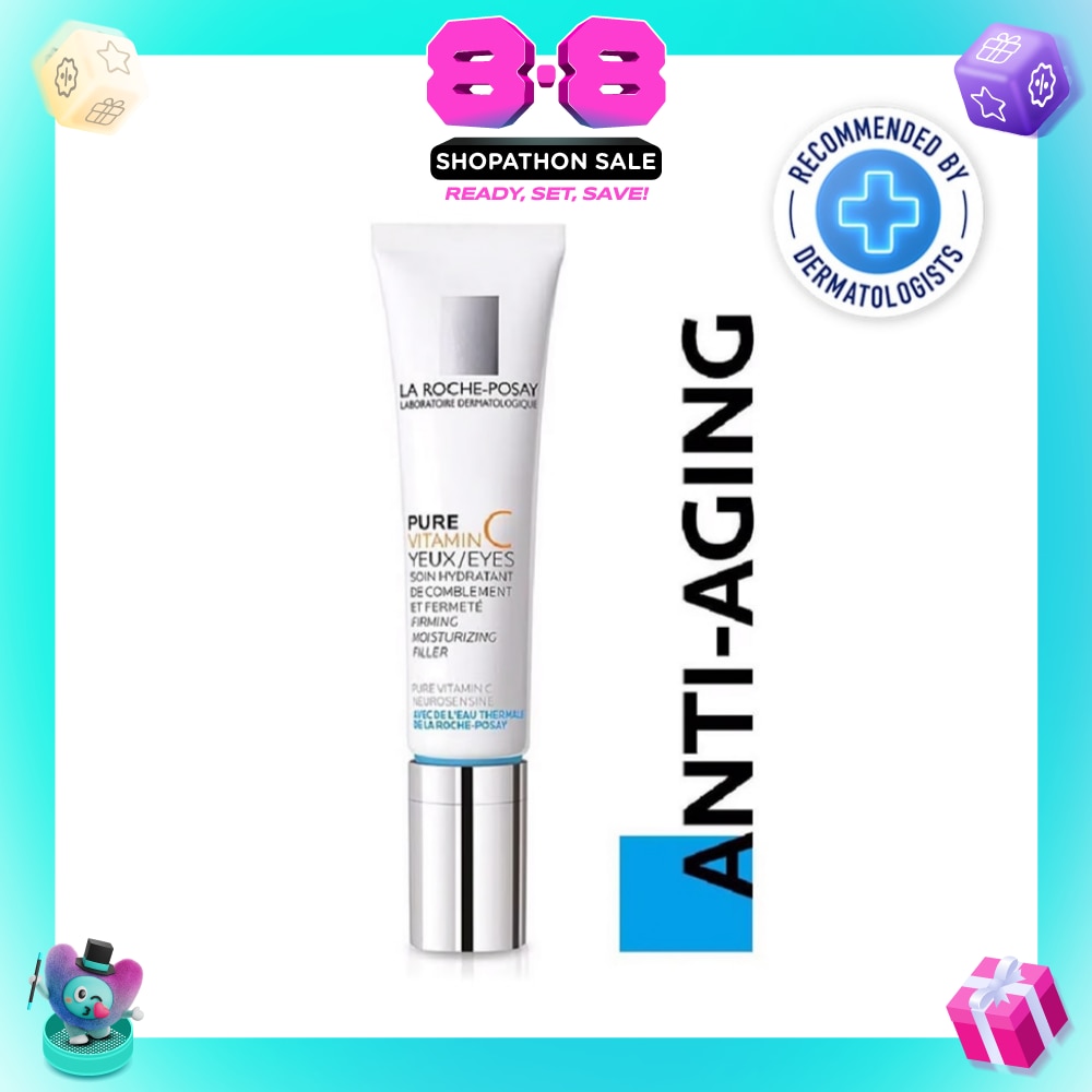 Pure Vitamin C10 Eyes 15ml (Anti-Wrinkle & Skin Radiance Eye Cream with Pure Vitamin C for Aging Skin) 15ml