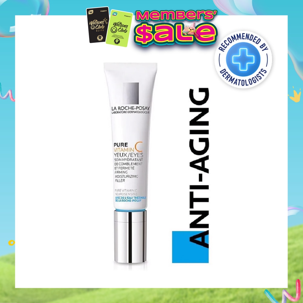 Pure Vitamin C10 Eyes 15ml (Anti-Wrinkle & Skin Radiance Eye Cream with Pure Vitamin C for Aging Skin) 15ml